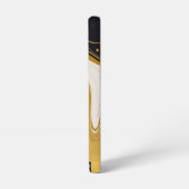 Schwarz-Gold-Marmor Samsung Galaxy Hülle (Linke Seite)