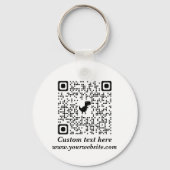 Schwarz-Gold-Marmor Schlüsselanhänger (Rückseite)