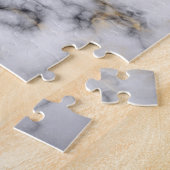 Schwarz-Gold-Marmormuster Puzzle (Seite)