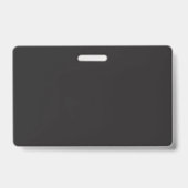 Schwarz & Gold Minimalist Schlicht Modern Eigener  Ausweis (Rückseite)