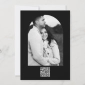 Schwarz & Gold Moderne Highlights Einladung (Rückseite)