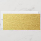Schwarz & Gold Party-Ticket Einladung (Rückseite)