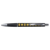 Schwarz-Gold-Pen Kugelschreiber (Rückseite)