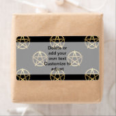 Schwarz-Gold-Pentagramm (Insitu)