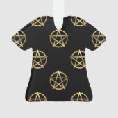 Schwarz-Gold-Pentagramm Ornament (Rückseite)