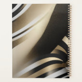 Schwarz-Gold-Planer Planer (Rückseite)