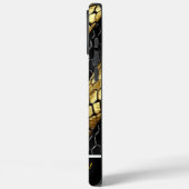 Schwarz-Gold-Schlangen-Skin Case-Mate iPhone Hülle (Rückseite / Links)