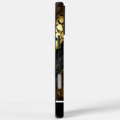 Schwarz-Gold-Schlangen-Skin Case-Mate iPhone Hülle (Rückseite / Rechts)