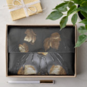 Schwarz-Gold-Schönheit3 Seidenpapier (Geschenk)