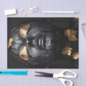 Schwarz-Gold-Schönheit3 Seidenpapier (Handwerk)