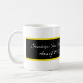 Schwarz-Gold-School-Abschluss Foto Collage Tasse (Links)