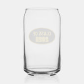 Schwarz-Gold-Schulklassen Dosenglas (Rückseite)