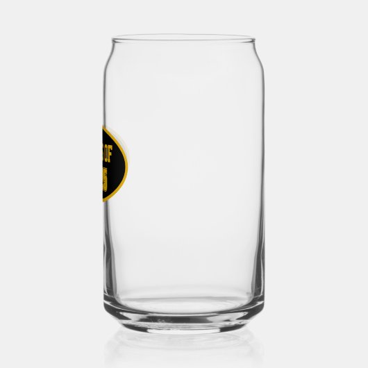 Schwarz-Gold-Schulklassen Dosenglas (Links)