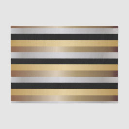 Schwarz-, Gold-, Silber-und metallische Seidenpapier