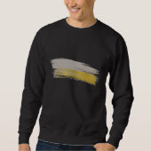 Schwarz-Gold-Sweatshirt Sweatshirt (Vorderseite)