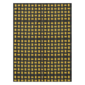Schwarz-Gold-Tablett Tischdecke (Vorderseite)