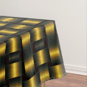 Schwarz-Gold-Tablett Tischdecke (Beispiel)