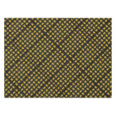 Schwarz-Gold-Tablett Tischdecke (Vorderseite (Horizontal))