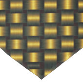 Schwarz-Gold-Tablett Tischdecke (Schrägansicht)