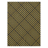Schwarz-Gold-Tablett Tischdecke (Vorderseite)