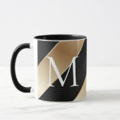 Schwarz-Gold-Tasse Tasse (Links)