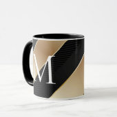 Schwarz-Gold-Tasse Tasse (Vorderseite Links)