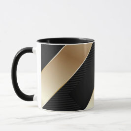 Schwarz-Gold-Tasse Tasse