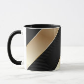Schwarz-Gold-Tasse Tasse (Links)