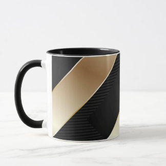 Schwarz-Gold-Tasse Tasse