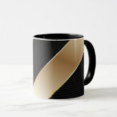 Schwarz-Gold-Tasse Tasse (VorderseiteRechts)