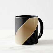 Schwarz-Gold-Tasse Tasse (VorderseiteRechts)