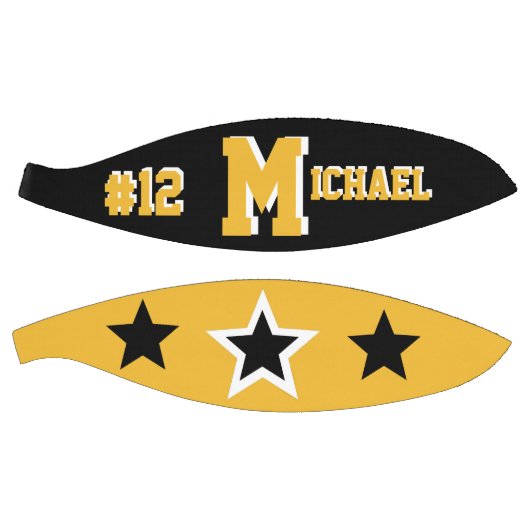 Schwarz, Gold und Weiß Basketball (Panele)