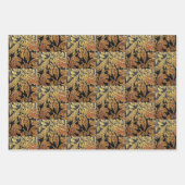 Schwarz-Gold-Wrapping-Paper-Set Geschenkpapier Set (Vorderseite 3)