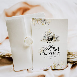 Schwarz-Gold-Zauberwald-Foto Weihnachten