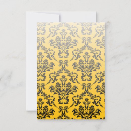 Schwarz-Golden Damask Muster (Rückseite)