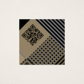 Schwarz Golden | Moderne Minimal Grafikdesign (Rückseite)
