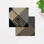 Schwarz Golden | Moderne Minimal Grafikdesign (Schreibtisch)