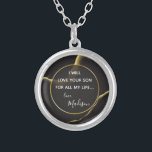 Schwarz & Golden 💡 Modernes, Abstraktes, raues Öl Versilberte Kette<br><div class="desc">Black & Golden 💡 Modernes Abstraktes Inky Oil - Elegantes & luxuriöses ✨ 💍 💌 Ihren besonderen Tag mit Eleganz feiern! Unsere atemberaubende abstrakte Hochzeitssuite in Schwarz und Gold zeichnet sich durch ein luxuriöses Design aus, das minimalistisch und elegant zugleich ist. Der kühne schwarze Hintergrund mit goldenen Akzenten strahlt zeitlose...</div>