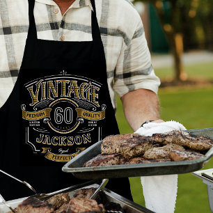 Schwarz-goldene Vintage-Party zum perfekten Geburt Schürze
