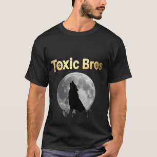Schwarz-goldenes T-Shirt für toxische Brüder