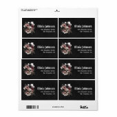 Schwarz-Gotisches Halloween-Brautparty (Vorne)