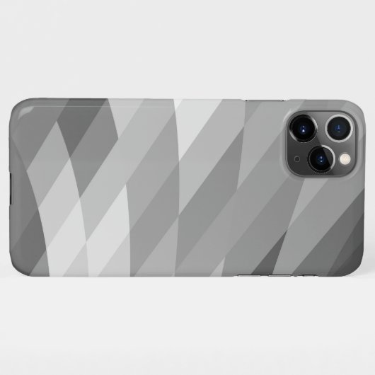 Schwarz, Grau, Abstrakt iPhone Hülle (Rückseite (Horizontal))