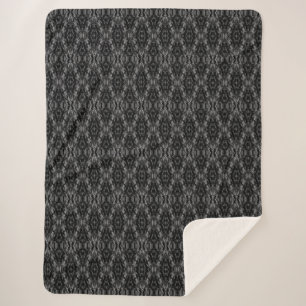 Schwarz-Grau-abstrakte Geometrie Sherpadecke