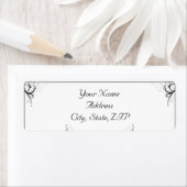 Schwarz-Grau-Blüte und Scroll (Insitu)