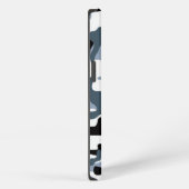 Schwarz & Grau Camo iPhone Hülle (Rechte Seite)