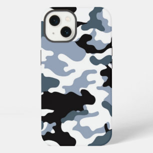 Schwarz & Grau Camo iPhone Hülle