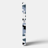 Schwarz-Grau-Camouflage Case-Mate iPhone Hülle (Rückseite / Links)