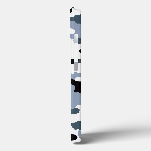 Schwarz-Grau-Camouflage Case-Mate iPhone Hülle (Rückseite / Links)