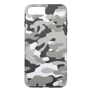Schwarz-Grau-Camouflage-Design Case-Mate iPhone Hülle