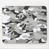 Schwarz-Grau-Camouflage Mousepad (Vorne)